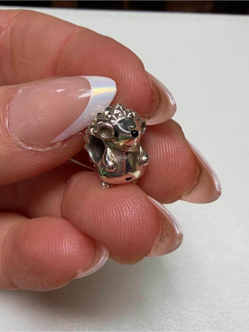 Sterling Silver Pandora Hedgehog Charm Pendant
